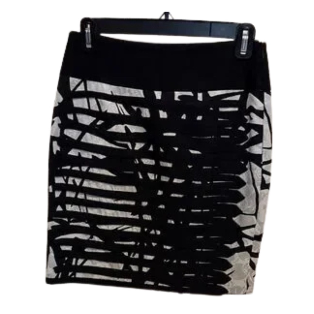 Robert Rodriguez Black and White Mini Skirt